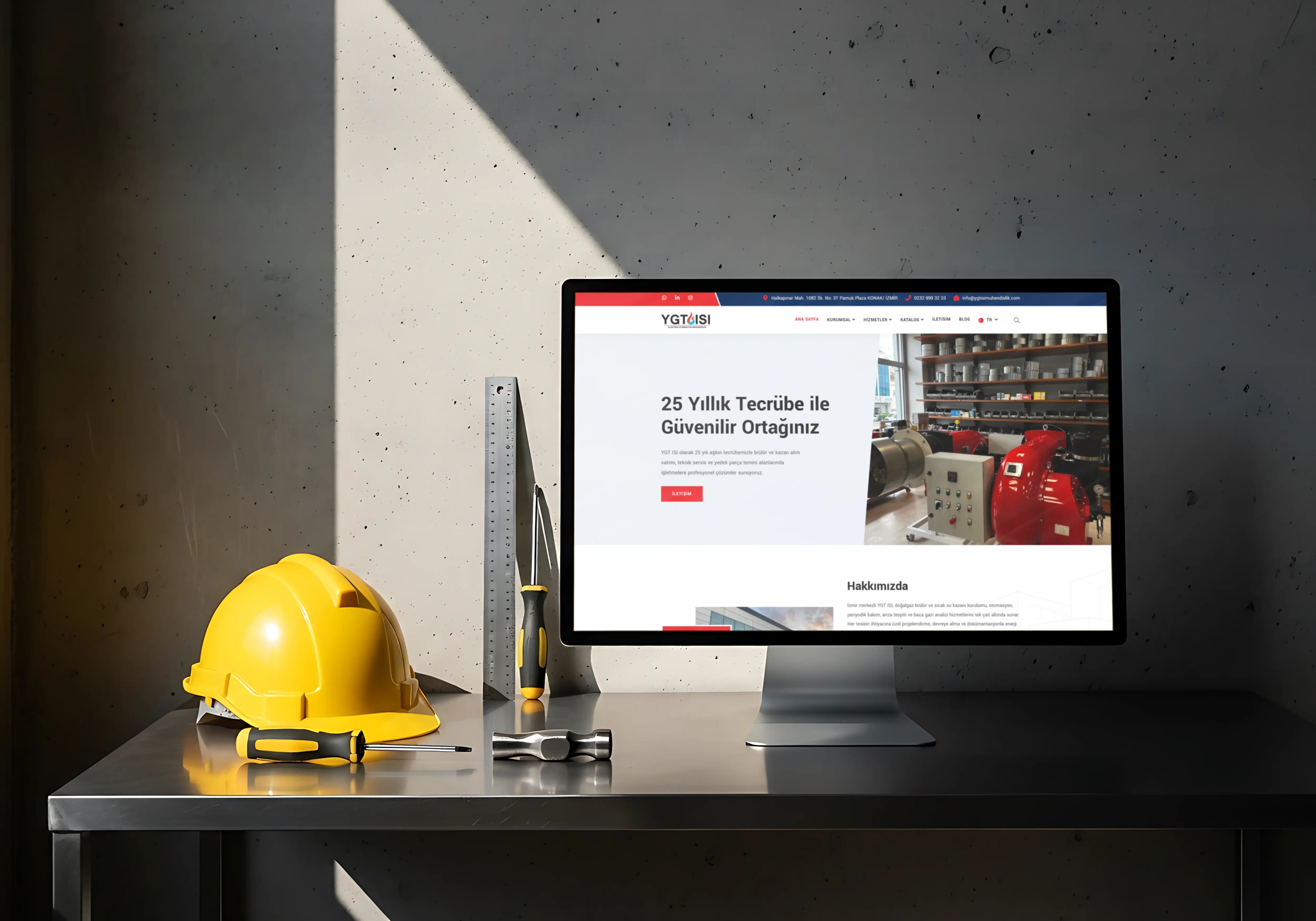 YGT ISI Mühendislik Kurumsal Web Sitesi